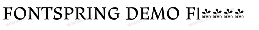 FONTSPRING DEMO Fl字体转换 FONTSPRING DEMO Fl字体转换
